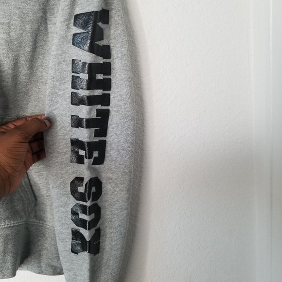 Pink Victoria’s Secret Gray White Sox Baseball Full Zip Hoodie Large - Picture 5 of 14